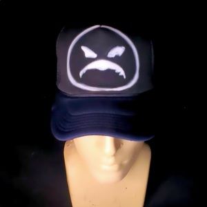 Mean face trucker hat👌🏾👌🏾